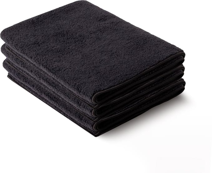 Fibb® Microvezel Droogdoek Badkamer – 3-pack - Douche & Tegels Streeploos Droog – 60x90 cm – Sneldrogend & Schimmel Voorkomend - Hoogste kwaliteit