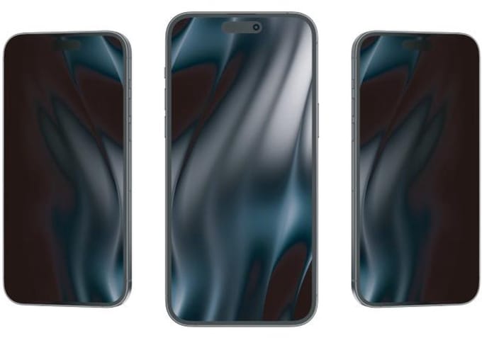 Rixus Privacy Full Curved Edge Tempered Glass For Apple iPhone 17 (10-Pack)