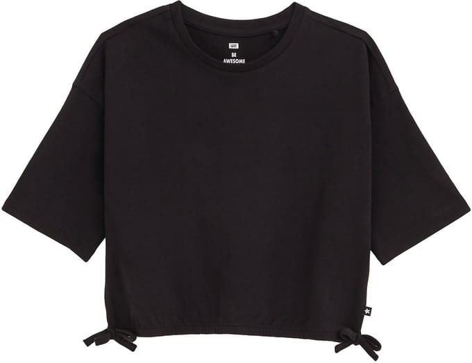 WE Fashion Meisjes cropped T-shirt