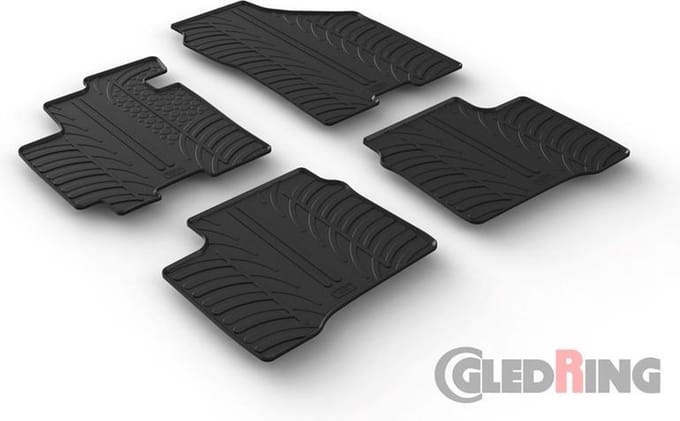 Gledring Rubbermatten passend voor Suzuki Swift IV 5-deurs 04/2017-04/2024 (T profiel 4-delig)