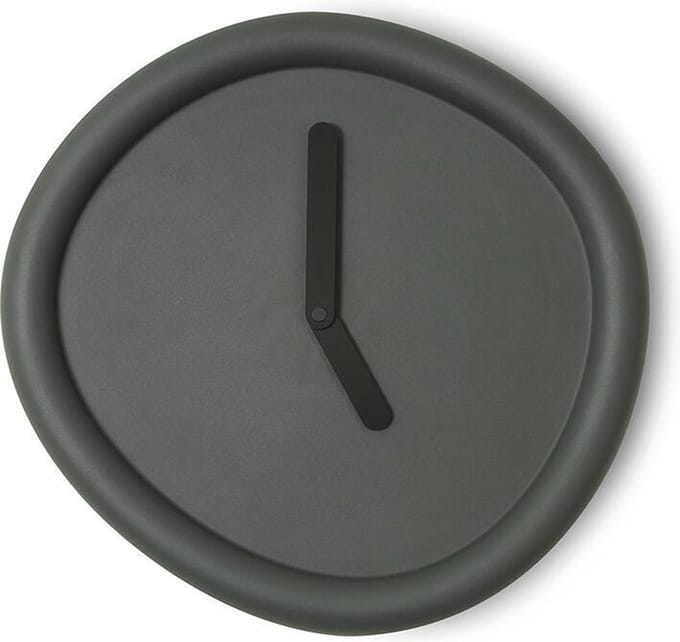 Ronde Klok Diepgroen / Round Clock Deepgreen- Design klok Werkwaardig