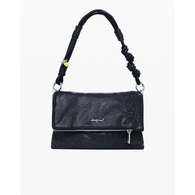 Desigual handtas schoudertas Sierra Murano Black zwart