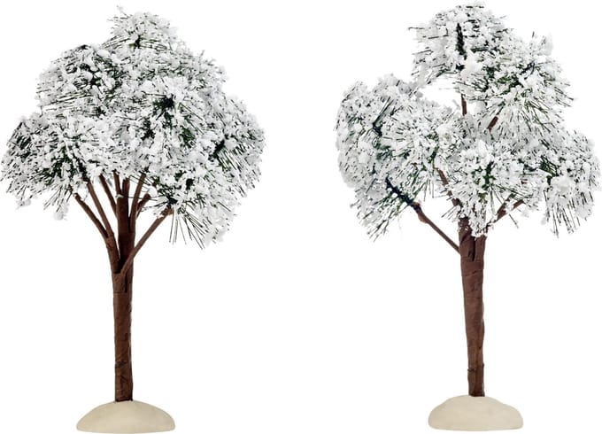 Luville - Mountain pine 2 pieces h12cm - Kersthuisjes & Kerstdorpen