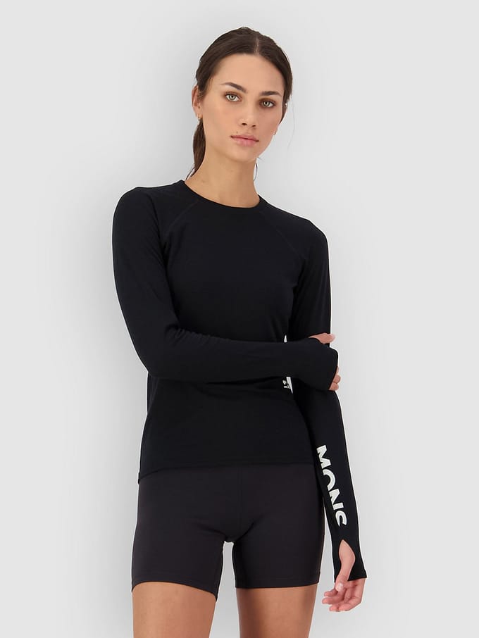 Mons Royale Bella Merino Base Layer Top zwart