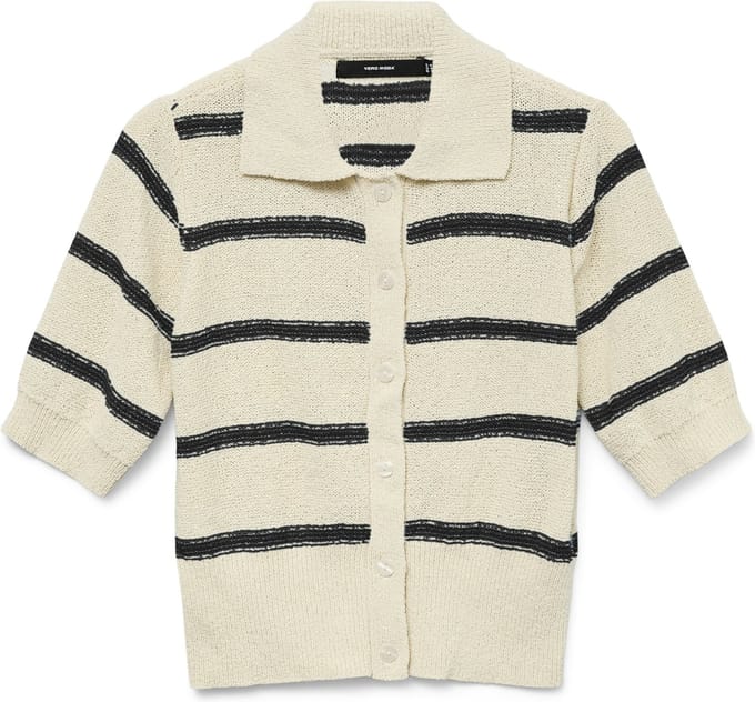 VERO MODA - VMCHERRY 2/4 POLONECK PULLOVER GA - Dames - Gebreide truien