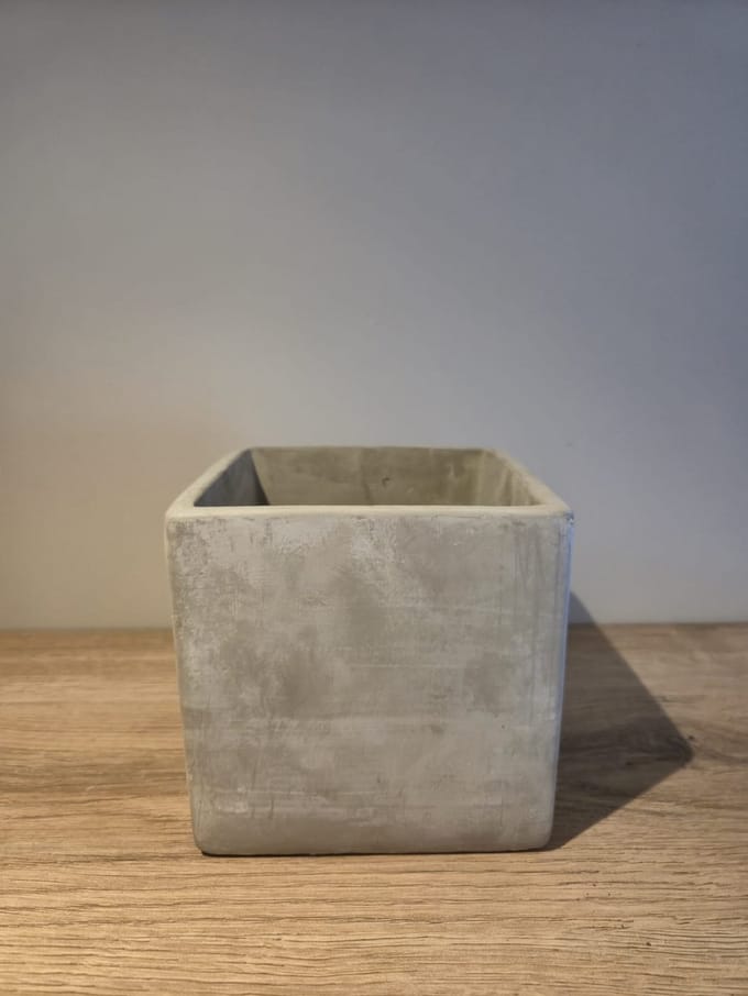 DK Desgin | Pot Concrete Square | Grijs | 13x13