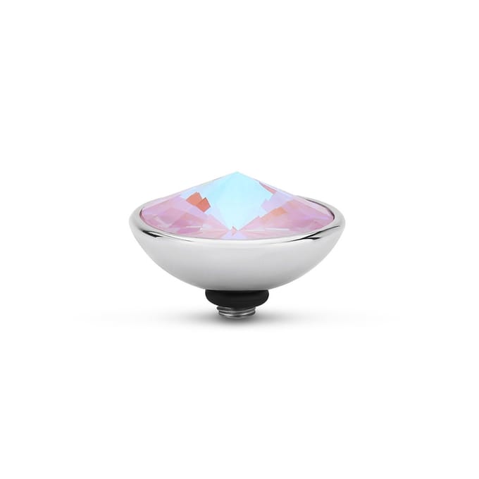 Melano Twisted Gradient Steentje Crystal Lavender Delite | Zilver