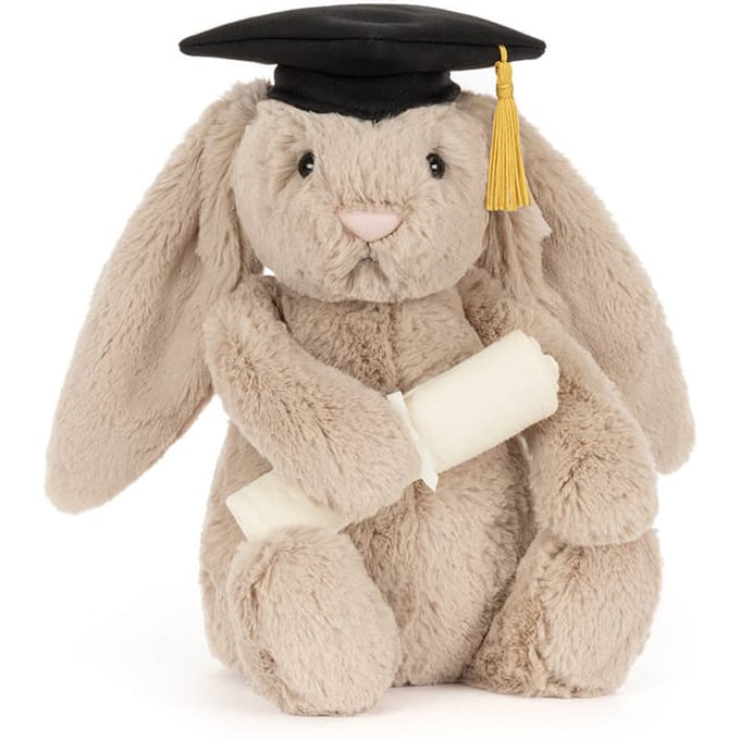 Jellycat knuffel Bashful Bunny Graduation Outfit