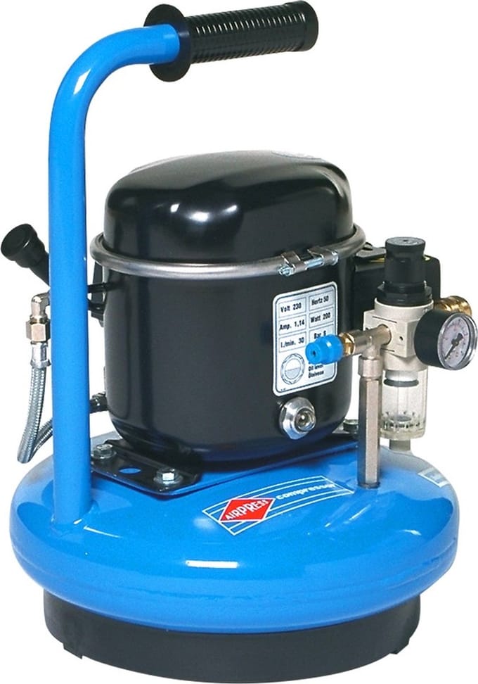 Stille Compressor L 9-75 8 bar 0.5 pk/0.34 kW 37 l/min 9 l