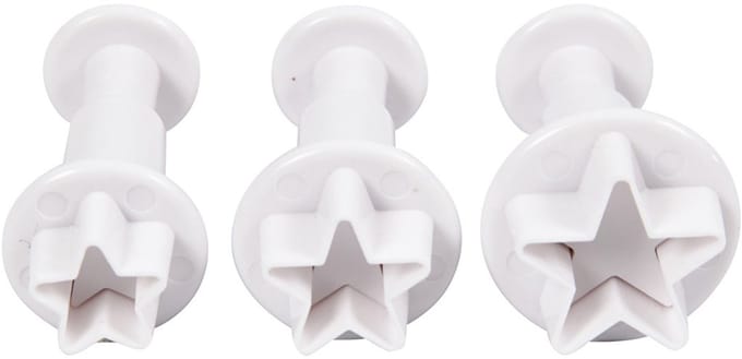 Creativ Company Cutters with Stamp Star 3pcs.