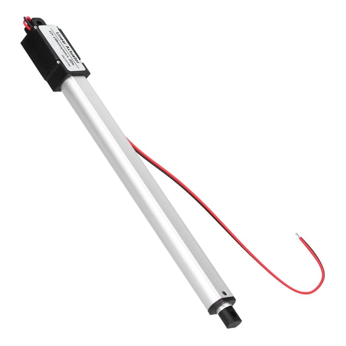 Actionneur Linéaire 12V 150mm Interrupteur de Fin de Course Interne Annulation de Bruit Protection Contre les Courts-Circuits Mini Électrique Linéaire