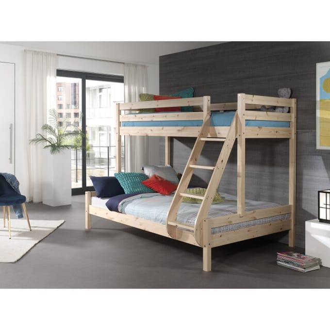 LUCEVI - Pino Familiebed 140x200cm + 90x200cm - Beige