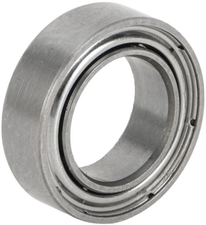 Dailygoods - Diepe Groef Kogellager 6x10x3mm Gesmeerd met Dubbele Afdichting