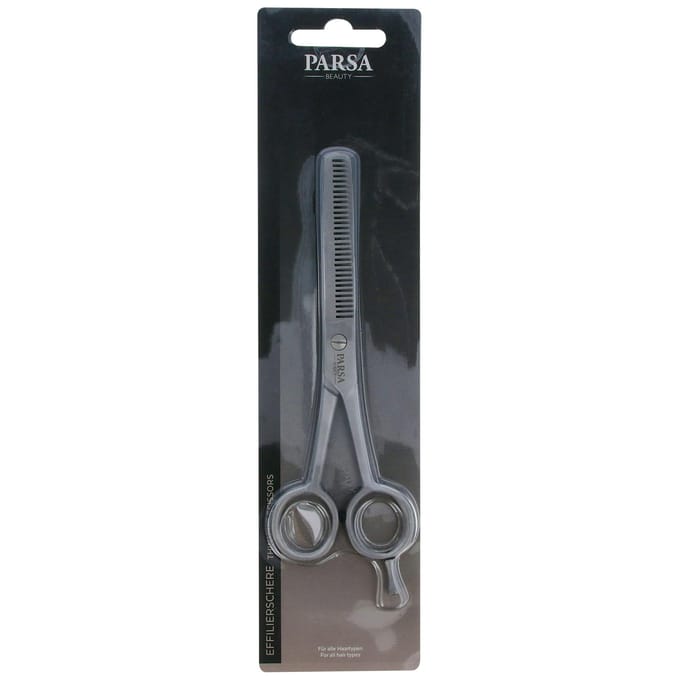PARSA Thinning scissors in stainless steel.