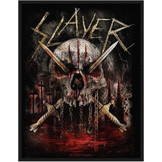 Slayer Skull & Swords Unisex Patch - meerkleurig - Standard