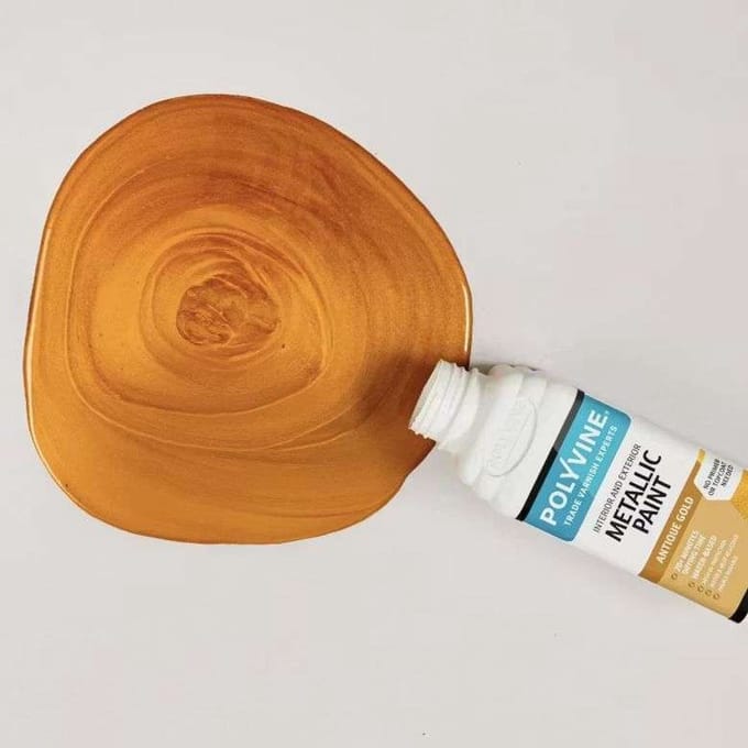 Polyvine Metallic Lak Antiek Goud 100 ml