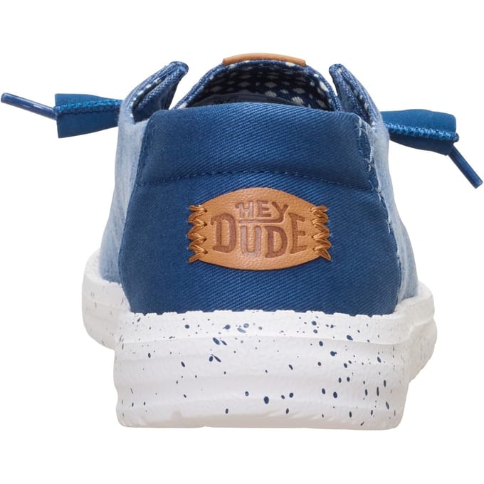 HEYDUDE Wendy Chambray Textiel Vrouwen Ensign Blauwe Loafers
