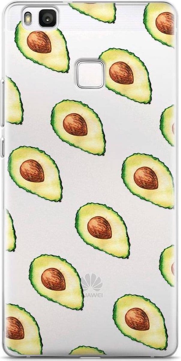 Huawei P9 Lite transparant hoesje - Avocado