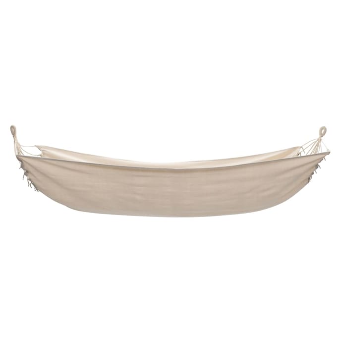 vidaXL - Hangmat - 260x150 - cm - crèmekleurig