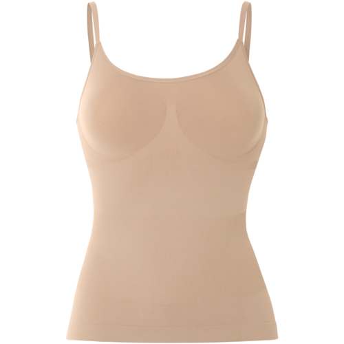 esmara Dames corrigerende top (Beige, L (44/46))