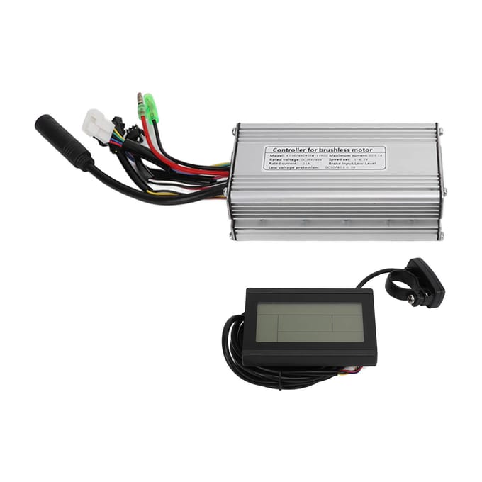 Elektrische Fiets Controller Display Kit 22A 36V 48V 550W Borstelloze Motor Controller LCD Paneel 130X gray