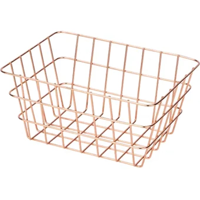 Wenko Draadmand Viana 18x25x12cm Koper