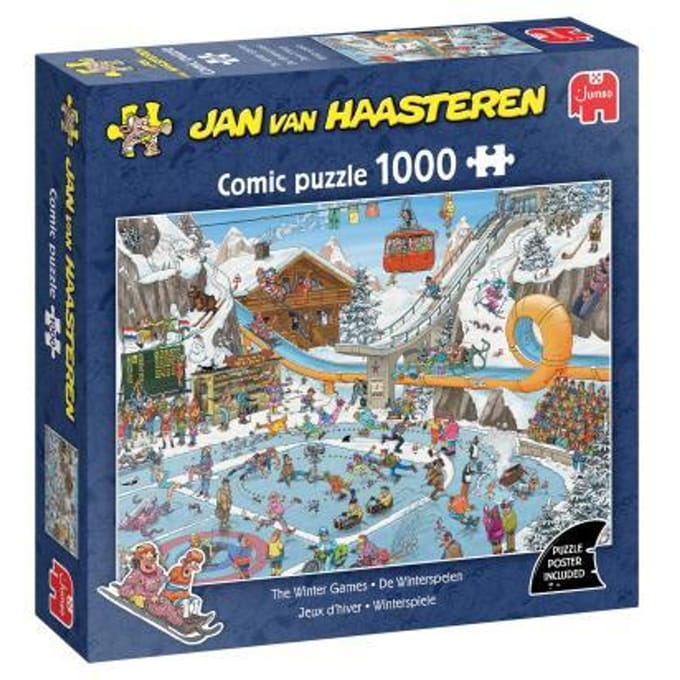Jumbo Jan van Haasteren De Winterspelen 1000 stukjes Volwassenen puzzels