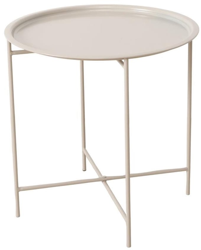 Boltze Home dienbladtafel speelgoed metaal beige multicolor.