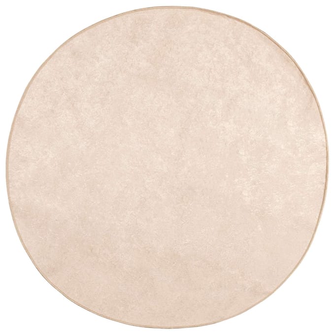 vidaXL - Tapijt - Runner - MARSA - Crèmekleurig - 120 - x - 120 - cm - Polyester - en - PVC