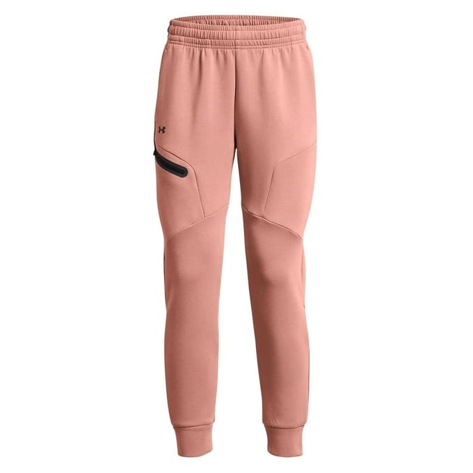 Under Armour Unstoppable fleece-joggingbroek voor dames (Roze)