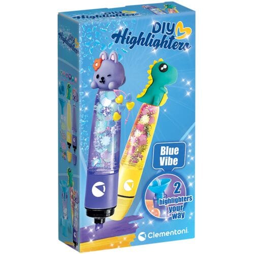 CLEMENTONI Knutselset voor eigen pennen en markeerstiften (Textmarker Trendy Animals)