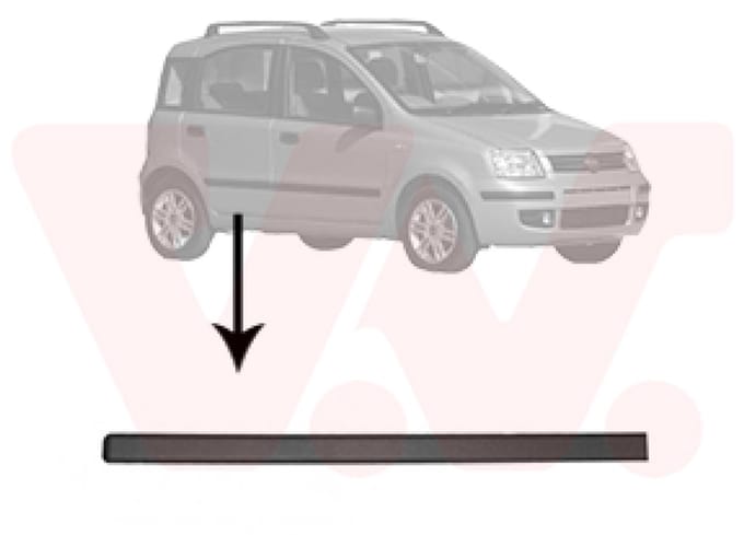 Van Wezel - DEURBEKLEDING VOOR FIAT PANDA 2003-2012 JAD891999VWAN