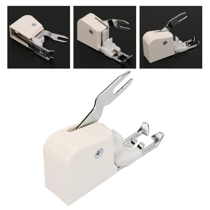 Household Multifunction Synchronous Feeding Presser Foot for Various kinds of Material white