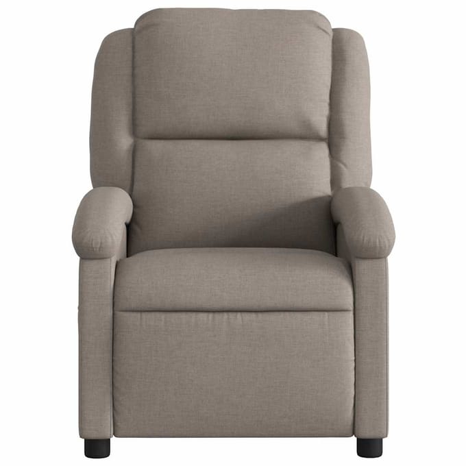 Vidaxl Klapstoel, Kleur Taupe, Bekleed met Stof