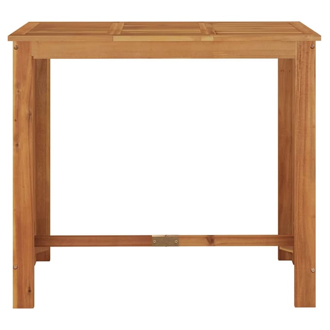 vidaXL - Tuinbartafel - 120x60x105 - cm - massief - acaciahout