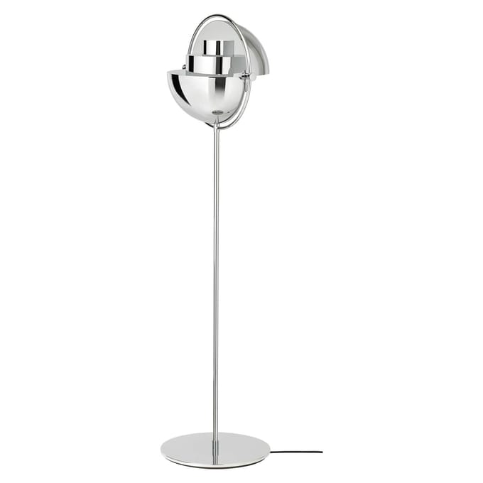 Gubi - Multi-Lite Vloerlamp - Chroom - chroomkleurig - zwart