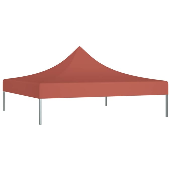 vidaXL - Partytentdak - 270 - g/m² - 3x3 - m - terracotta