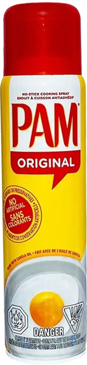 Pam Cooking Spray Original - olie om vetarm te bakken en braden - 170 gram