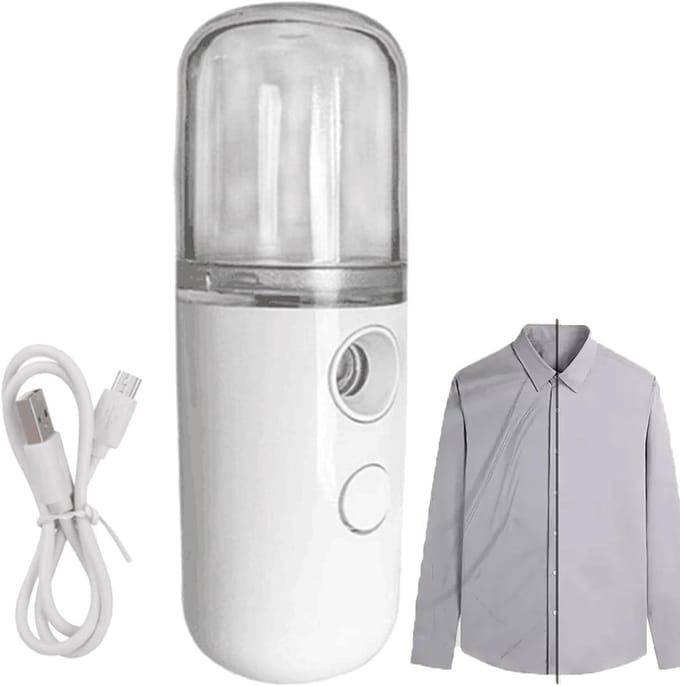 Kleding Stomer - Stoomstrijker - Kreukels Verwijderen - Snel Opwarmend - 100 ml Tank - Wit