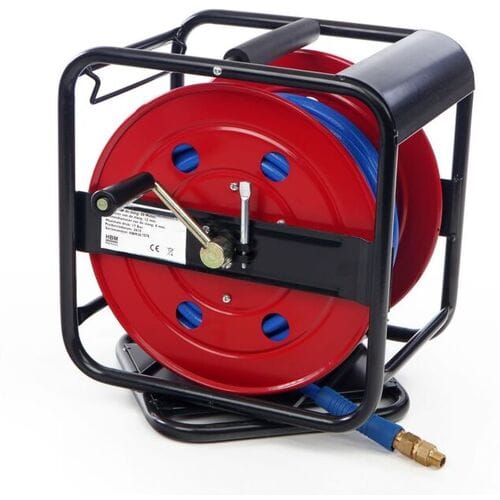 HBM 30 Meter Luchthaspel met Draaibaar Onderstel