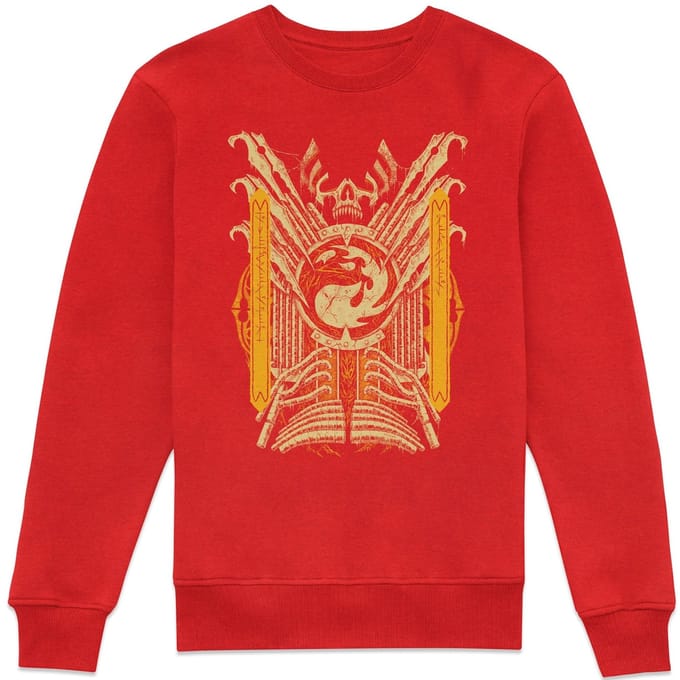 Magic: The Gathering Phyrexian Mountain Sweatshirt - Red - M