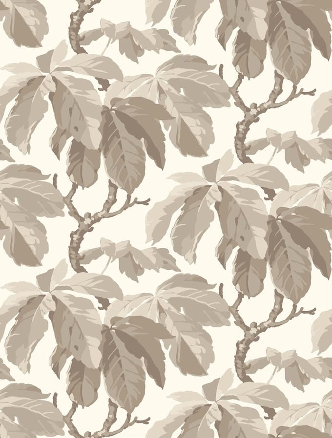 Boråstapeter Vliesbehang 4840 - New Heritage - Botanisch Beige - 53cm x 10.05m