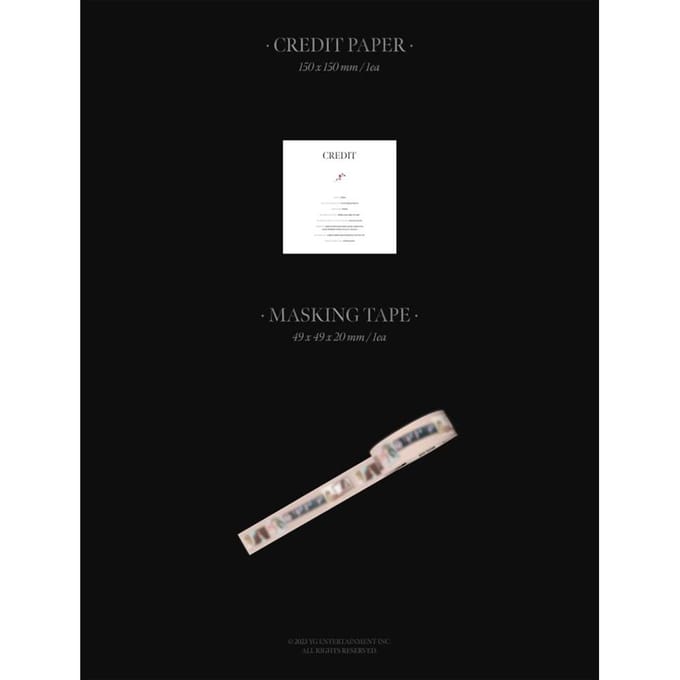 JISOO (Blackpink) - First Sigle Album [ME] VINYL LP -Édition limitée No POB black