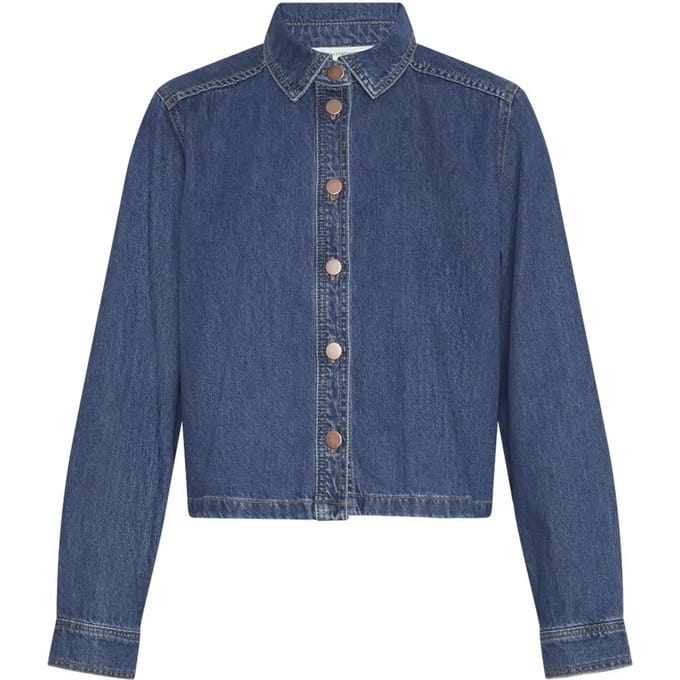Dames denim shirt Moss Copenhagen Adalyn Elena