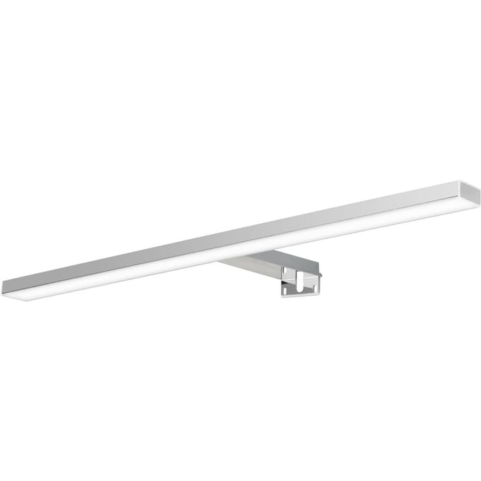 Ebir Esther 2 LED spiegellamp, chroom, breedte 50 cm