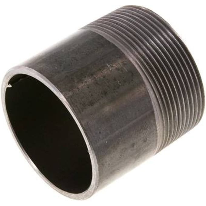 R 2'' Buitendraad x 60.3mm Stalen Pijpnippel met Las uiteinde 50 Bar DIN 2982 - 60mm