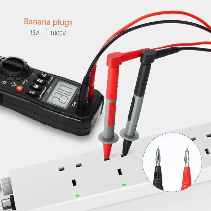 MK30 21 stuks elektronische meetsnoerensets Multimeterkabel met krokodillenklemmen Vervangbare sondetips