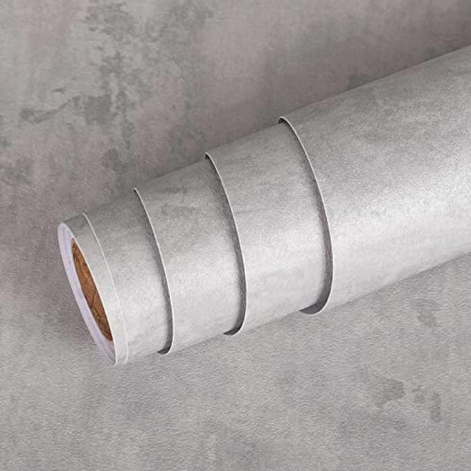 Zelfklevend Beton Effect Contactpapier voor Meubels en Werkbladen 40CM X 5M