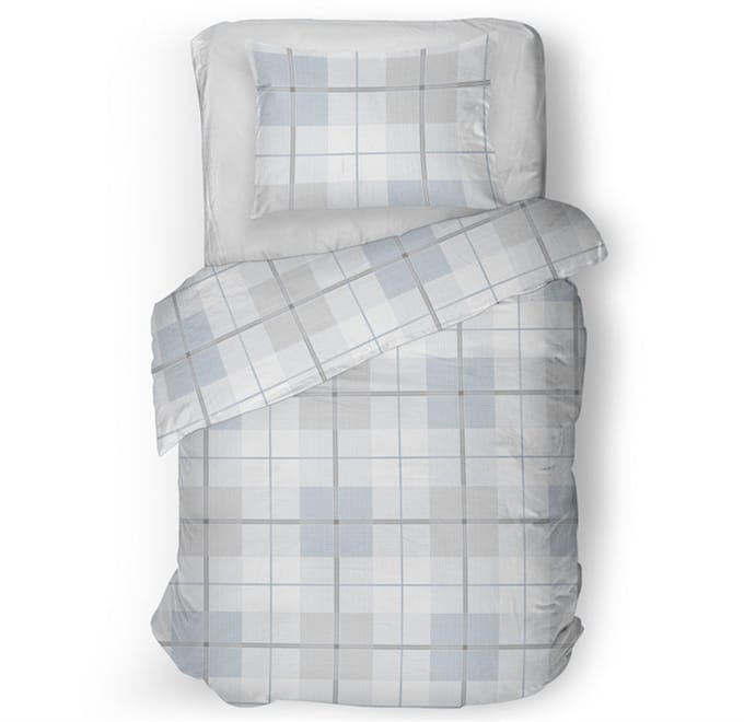 Snoozing Ivy Dekbedovertrek - Eenpersoons - 140x200/220 cm - Blue