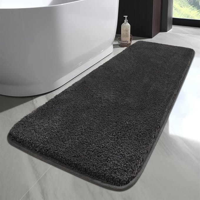Grote antislip badmat 180x60 cm - Sneldrogend en machinewasbaar